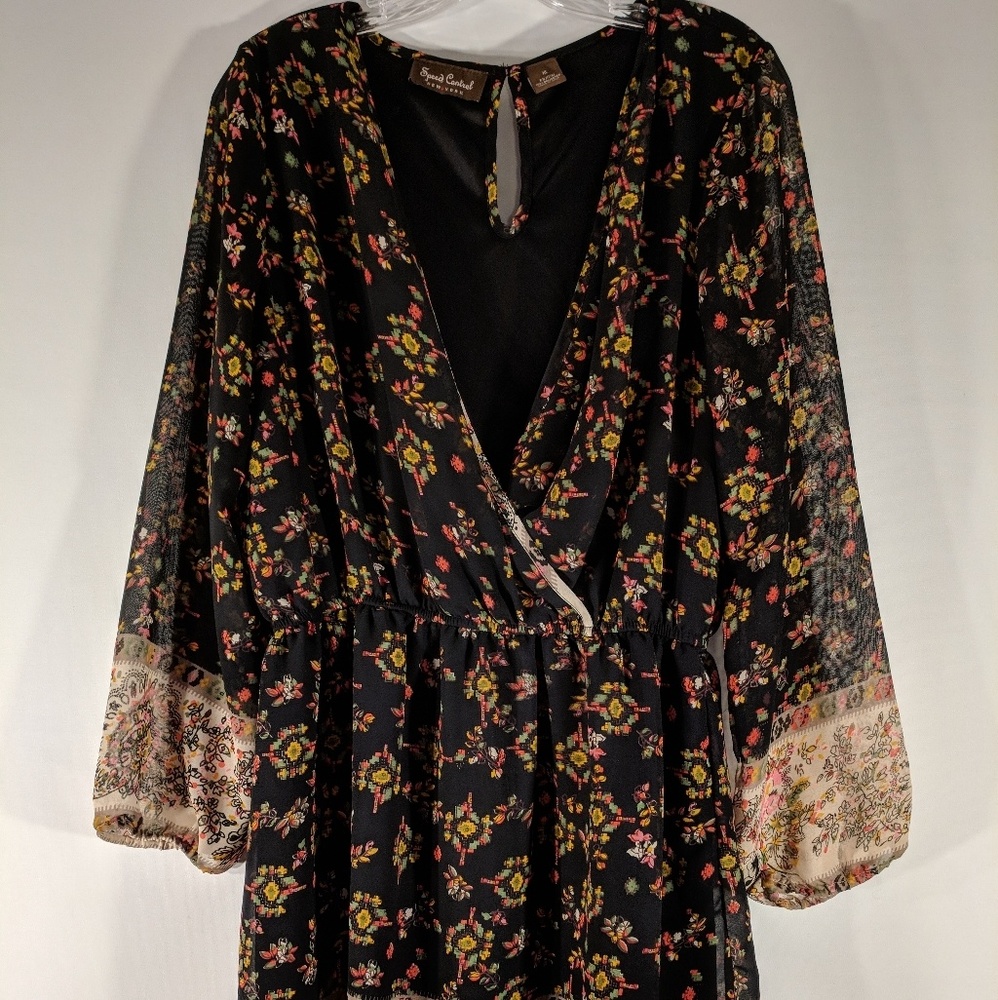 Speed Control NY Long Sleeve Cross Front Dress XL